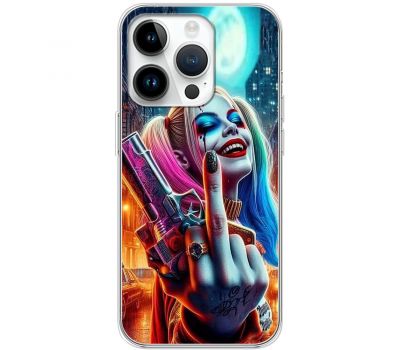 Чохол з аніме для iPhone 15 Pro MixCase дівчина Джокера