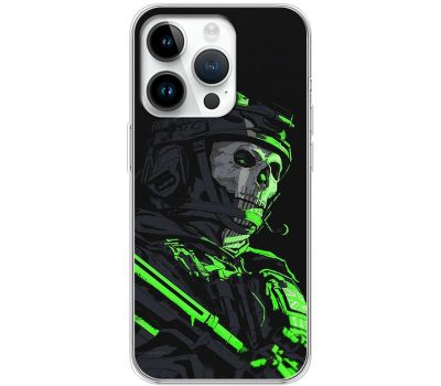 Чохол з аніме для iPhone 15 Pro MixCase скелет воїн