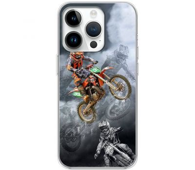 Чохол для iPhone 14 Pro MixCase асорті мотокрос