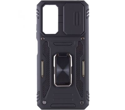 Чохол для Xiaomi Redmi Note 11 / 11s Camshield Army Ring чорний 3467522
