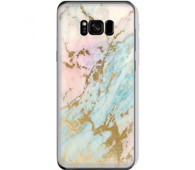 Чохол для Samsung Galaxy S8 (G950) MixCase мармур рожево-бірюзовий