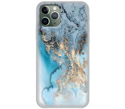 Чохол для iPhone 11 Pro Max MixCase мармур бірюзовий мікс