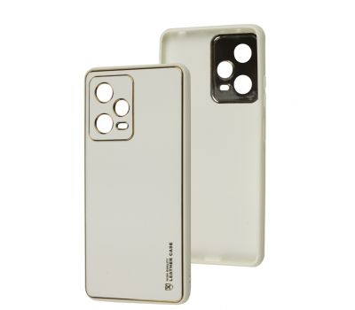 Чохол для Xiaomi Redmi Note 12 Pro 5G Leather Xshield white