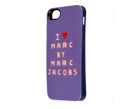 Чохол Mark Jakobs для iPhone 5 фіолетовий