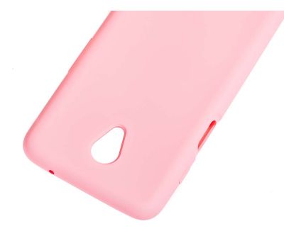 Чохол для Meizu M6s Silicone світло-рожевий 347234