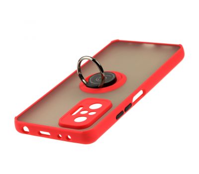 Чохол для Xiaomi  Redmi Note 10 Pro LikGus Edging Ring червоний 3470362