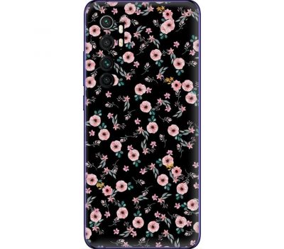 Чохол для Xiaomi Mi Note 10 Lite MixCase квіти на чорному