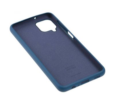 Чохол для Samsung Galaxy A12 (A125) Silicone Full синій / navy blue 3470430