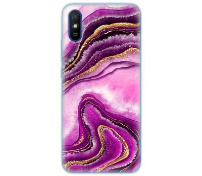 Чохол для Xiaomi Redmi 9A MixCase рожевий мармур