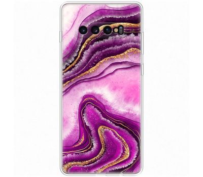 Чохол для Samsung Galaxy S10+ (G975) MixCase рожевий мармур