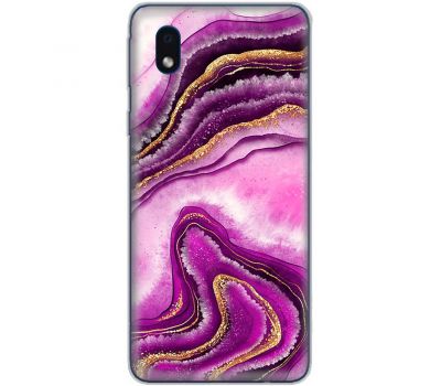 Чохол для Samsung Galaxy A01 Core (A013) MixCase рожевий мармур