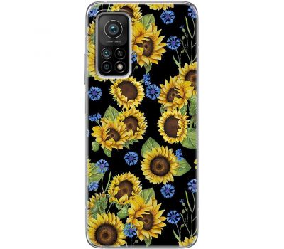 Чохол для Xiaomi Mi 10T / Mi 10T Pro MixCase квіти соняшники
