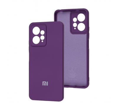 Чохол для Xiaomi Redmi Note 12 4G Silicone Full camera purple