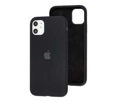 Чохол для iPhone 11 Silicone Full black
