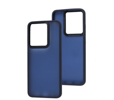 Чохол для Xiaomi Redmi 12C / 11A / Poco C55 Lyon Frosted navy blue
