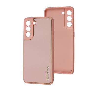 Чохол для Samsung Galaxy S21 FE (G990) Leather Xshield pink