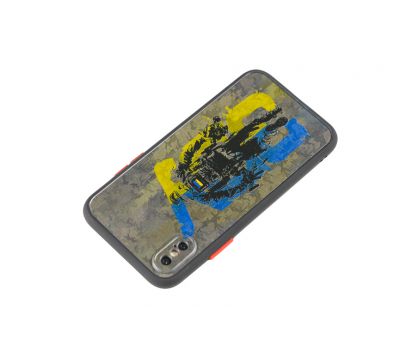 Чохол для iPhone X / Xs WAVE Ukraine Shadow Matte armed forces of ukraine 3473877