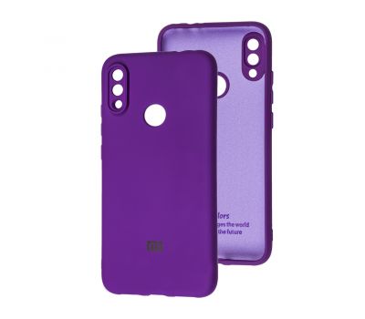 Чохол для Xiaomi Redmi Note 7 / 7 Pro Silicone Full camera purple