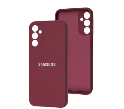 Чохол для Samsung Galaxy A14 Silicone Full camera marsala