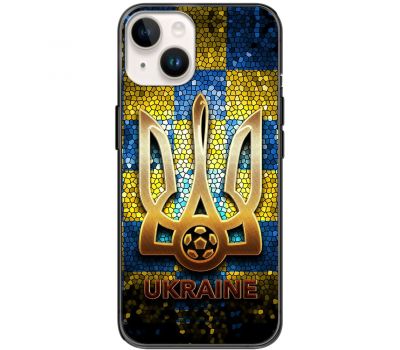 Чохол для iPhone 15 MixCase патріотичні позолочений тризуб 3474212