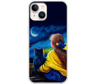 Чохол для iPhone 15 MixCase патріотичні зіркова ніч картина