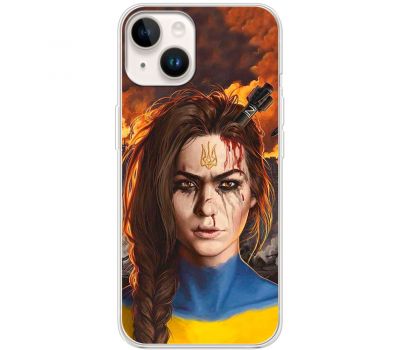 Чохол для iPhone 15 MixCase патріотичні побита та нескорена