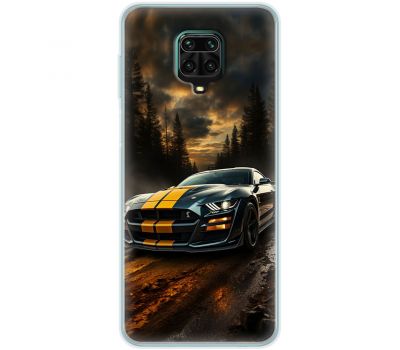 Чохол для Xiaomi Redmi Note 9S / 9 Pro MixCase машини неон Ford Mustang
