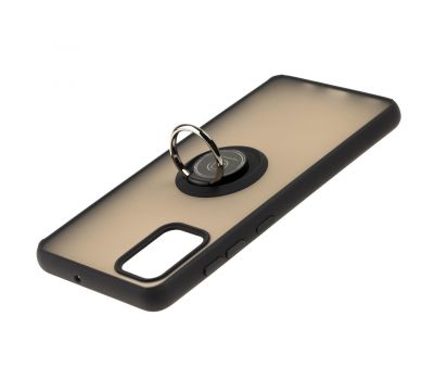 Чохол для Samsung Galaxy A71 (A715) LikGus Edging Ring чорний 3476511