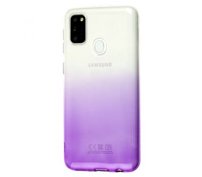 Чохол для Samsung Galaxy M21 / M30s Gradient Design біло-фіолетовий