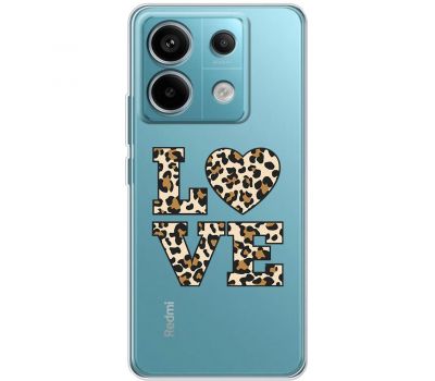 Чохол для Xiaomi Redmi Note 13 Pro 4G MixCase Леопард love