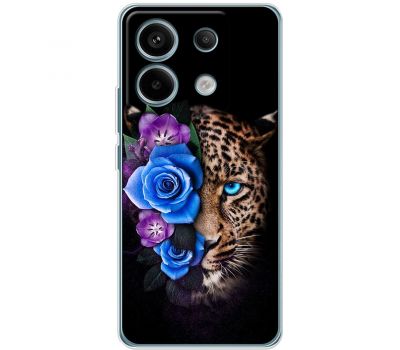 Чохол для Xiaomi Redmi Note 13 Pro 4G MixCase Леопард у квітах