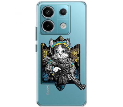 Чохол для Xiaomi Redmi Note 13 Pro 4G MixCase патріотичні кіт захисник