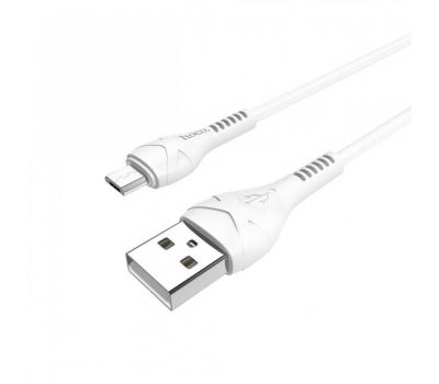 Кабель USB Hoco X37 Cool Power microUSB 2.4A 1m білий 3477236