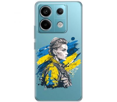 Чохол для Xiaomi Redmi Note 13 Pro 4G MixCase патріотичні незламна Українка