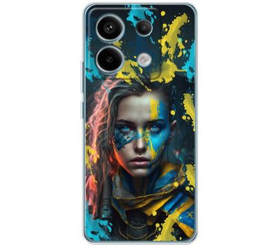 Чохол для Xiaomi Redmi Note 13 Pro 4G MixCase патріотичні воєвнича Українка