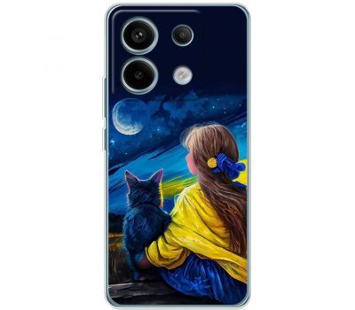 Чохол для Xiaomi Redmi Note 13 Pro 4G MixCase патріотичні зіркова ніч картина