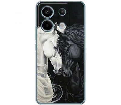 Чохол для Xiaomi Redmi Note 13 Pro 4G MixCase асорті horses