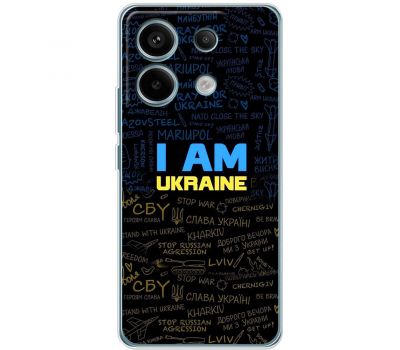 Чохол для Xiaomi Redmi Note 13 Pro 4G MixCase патротичні I am Ukraine