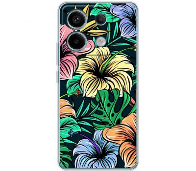 Чохол для Xiaomi Redmi Note 13 Pro 4G MixCase квіти тропіки