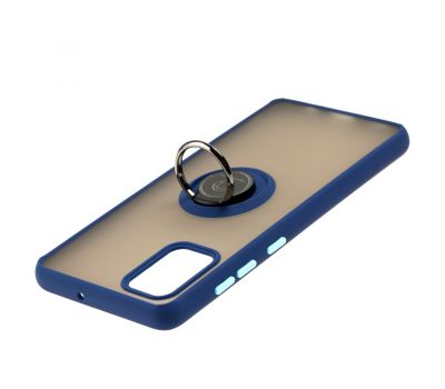 Чохол для Samsung Galaxy A71 (A715) LikGus Edging Ring синій 3478267
