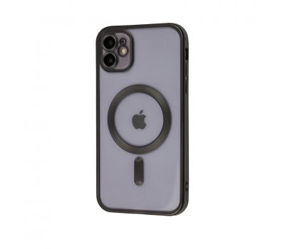 Чохол для iPhone 11 Titanium Fibra Chrome MagSafe black 3478993