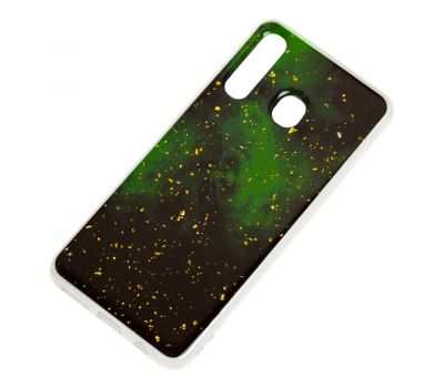 Чохол для Samsung Galaxy A20/A30 Art confetti "темно-зелений" 3478436