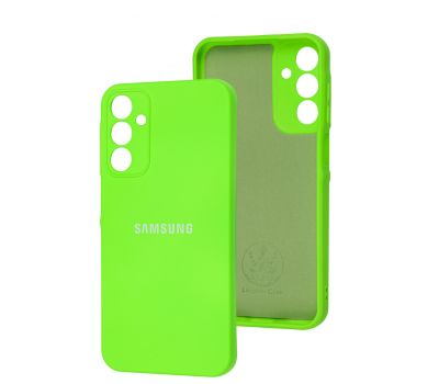 Чохол для Samsung Galaxy A15 Silicone Full camera neon green