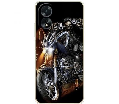 Чохол для Oppo A38 / A18 MixCase асорті байк скелет