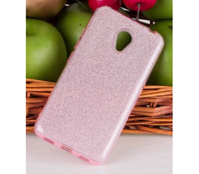Чохол для Meizu M3/M3s/M3 mini Shining Glitter з блискітками рожевий 348896
