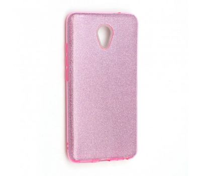 Чохол для Meizu M3/M3s/M3 mini Shining Glitter з блискітками рожевий