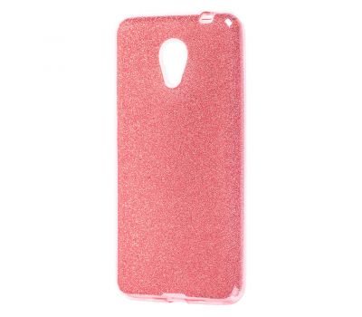 Чохол для Meizu M5c Shining Glitter з блискітками рожеві перли