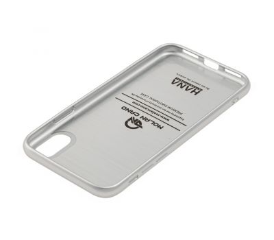 Чохол для iPhone X / Xs Molan Cano Jelly срібний 3480589