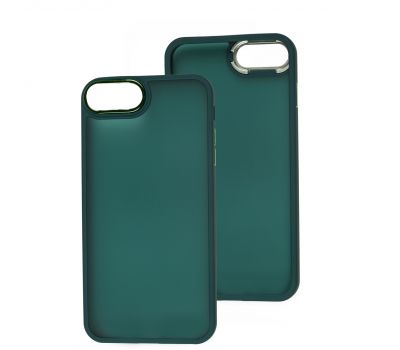 Чохол для iPhone 7 Plus / 8 Plus Luxury Metal Lens зелений