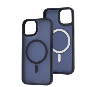 Чохол для iPhone 13 WAVE Matte Insane MagSafe midnight blue